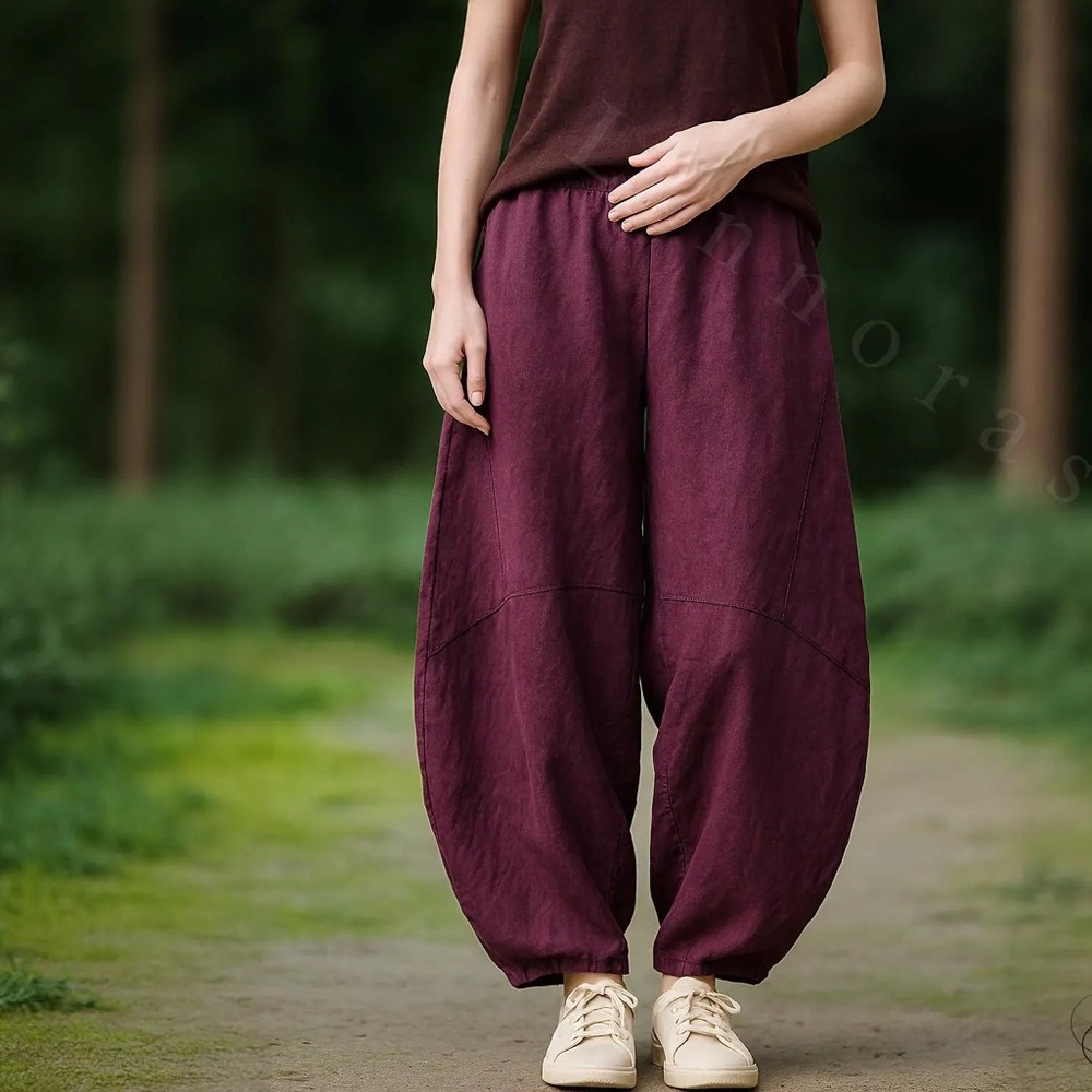 Elegant Plum Joggers for Women